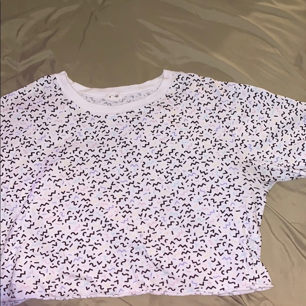 Confetti white shirt